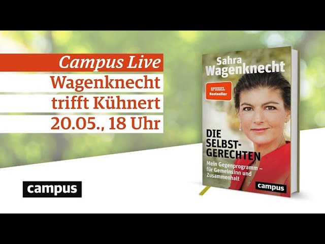 Sahra Wagenknecht trifft Kevin Kühnert – Campus Live
