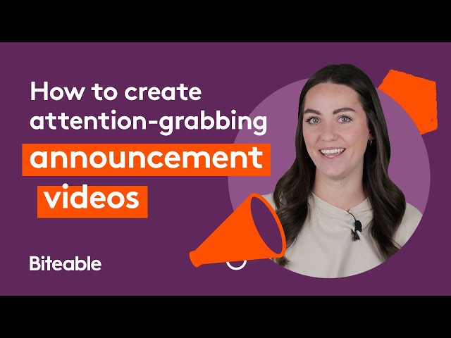 How to make announcement videos that stand out