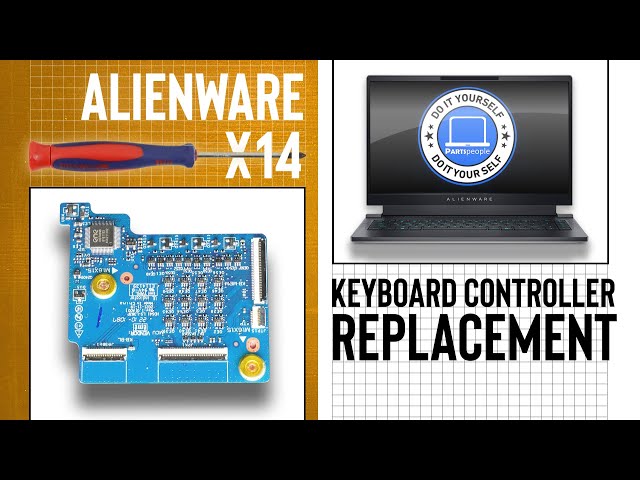 How To Replace Your Keyboard Controller Board | Dell Alienware x14