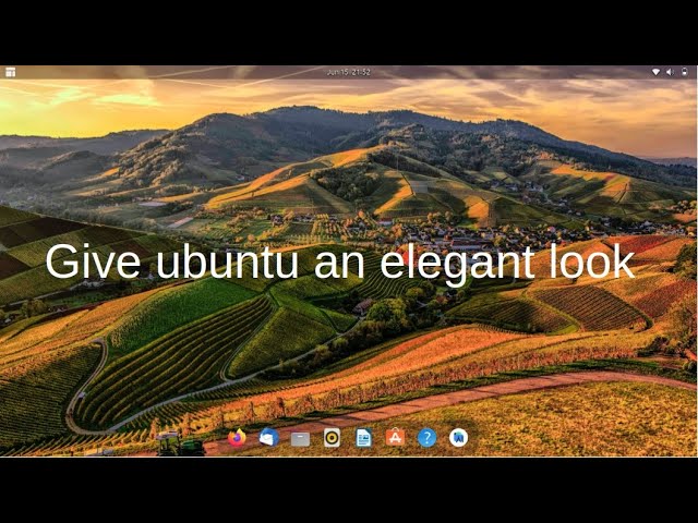 how to customize ubuntu 22.04