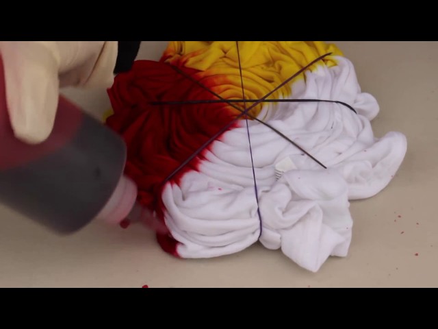 How To Make Rainbow Spiral Tie Dye T-shirt