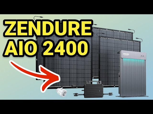 Solar Balkonkraftwerk ALL IN ONE: Zendure AIO