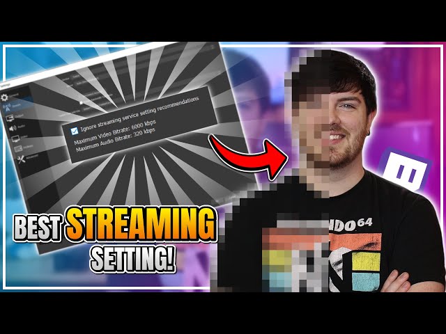 The HIDDEN OBS Setting for Best Twitch Stream Quality! 10K Giveaway!