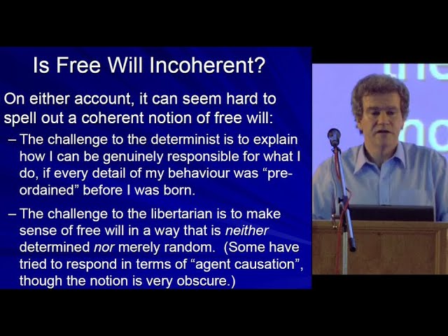 Free Will - General Philosophy (Peter Millican)