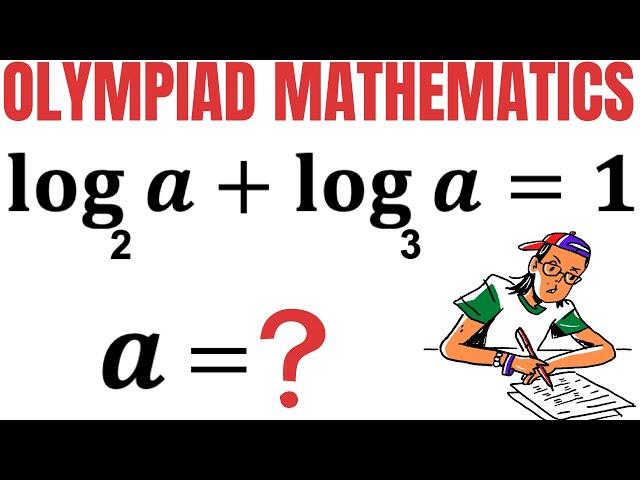 Solve and Check Logarithmic Equation with Different Bases | Math Olympiad Training