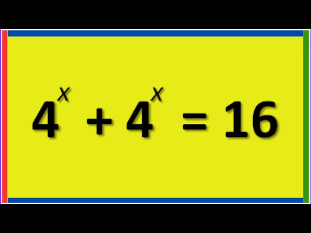 Solving Exponential Problem║ Exponential Equation ║ Germany Math Olympiad