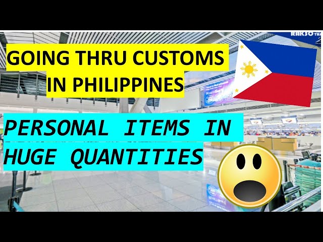 BRINGING PERSONAL ITEMS TO PHILIPPINES IN HUGE QUANTITIES| IMPORTANT TIPS!