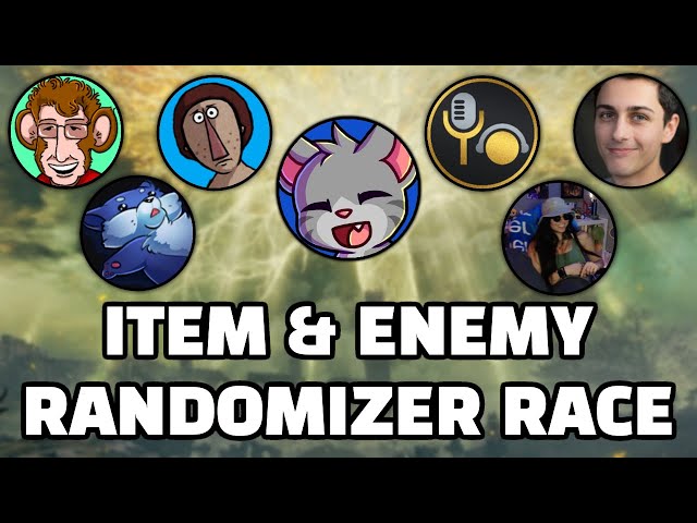 I challenged SIX other Elden Ring streamers to a RANDOMIZER race...