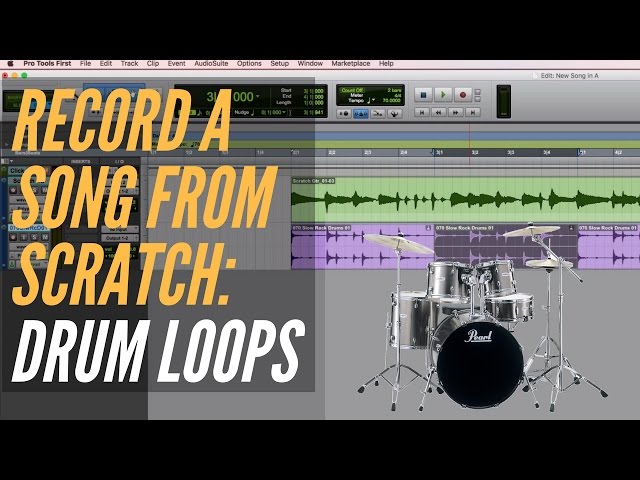 How To Record A Song From Scratch - Drum Loops - RecordingRevolution.com