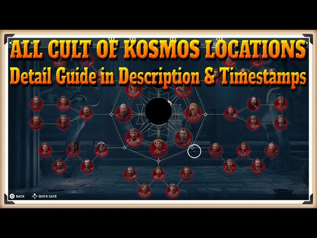Assassin Creed Odyssey All 42 Cult of Kosmos Locations - Detail Guide in Description & Timestamps