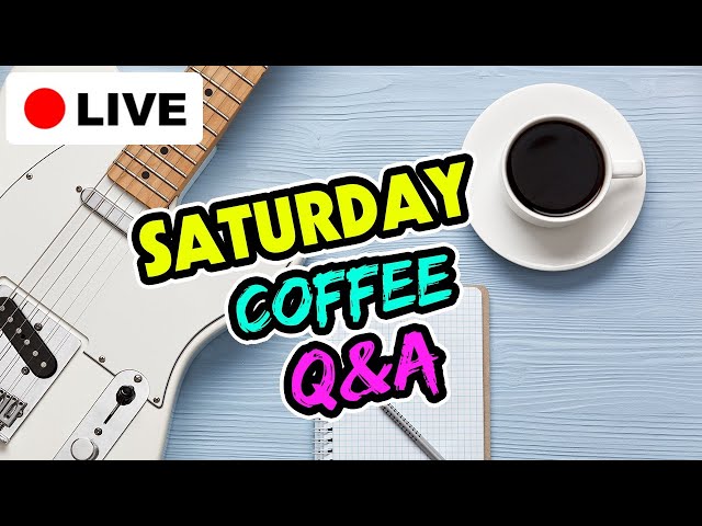 I'm Back! - Saturday Coffee Q&A LIVE!