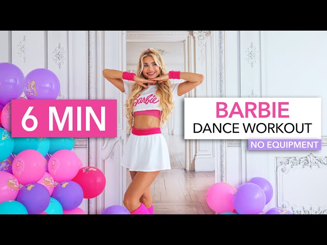 6 MIN BARBIE DANCE WORKOUT - Fun Cardio Session, Moods: cute, latin, gangster & KEN