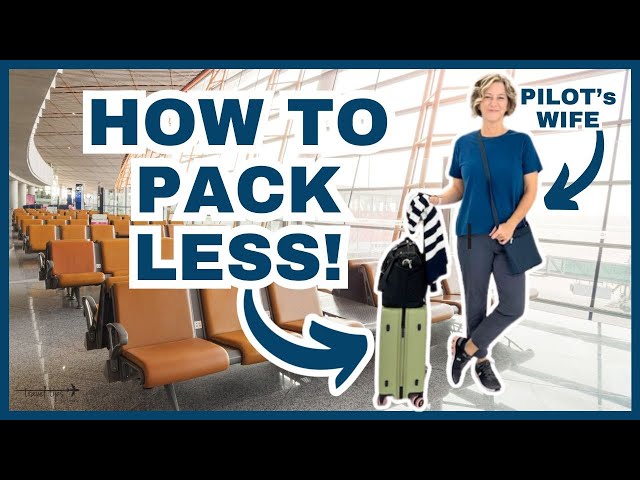 How to Pack Less in a Carry-On Suitcase
