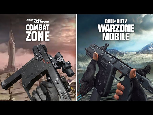 Combat Master: Combat Zone vs Warzone Mobile | Battle Royale Comparison