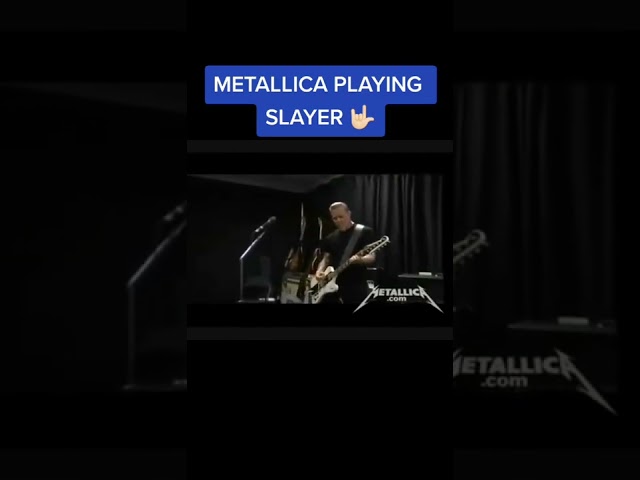 Metallica Playing Raining Blood - Slayer