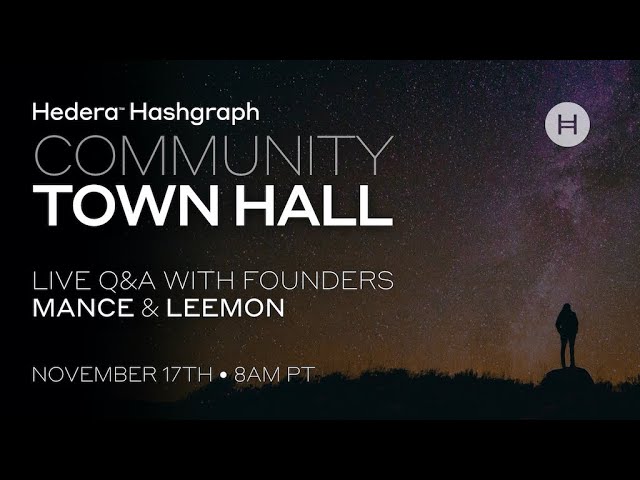 Hedera Community Town Hall | November 2020