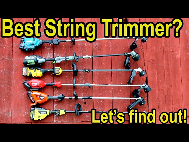 Best String Trimmer (Battery Powered)? EGO, Milwaukee, DeWalt, Ryobi, Kobalt, Makita, Atlas, ECHO