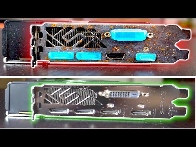 How to Clean a Graphics Card/GPU - Rust Removal with Vinegar
