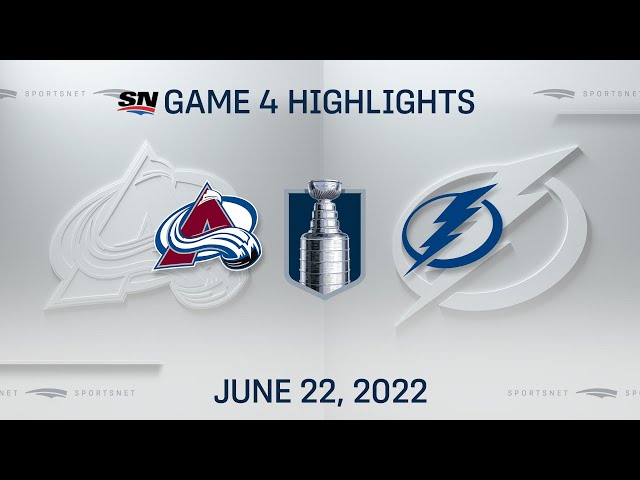 Stanley Cup Final Game 4 Highlights | Avalanche vs. Lightning - June 22, 2022