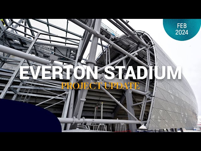 Barrel-Clad Roof Takes Shape At Everton Stadium!