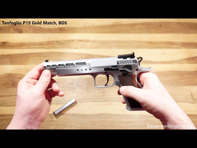 Vorstellung Tanfoglio GOLD Match BDS im Kaliber 9mm Luger + .22lr Wechselsystem