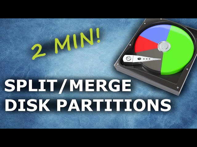 How to SPLIT/MERGE Disk Partition (volume) & extend disk C at Windows 10?