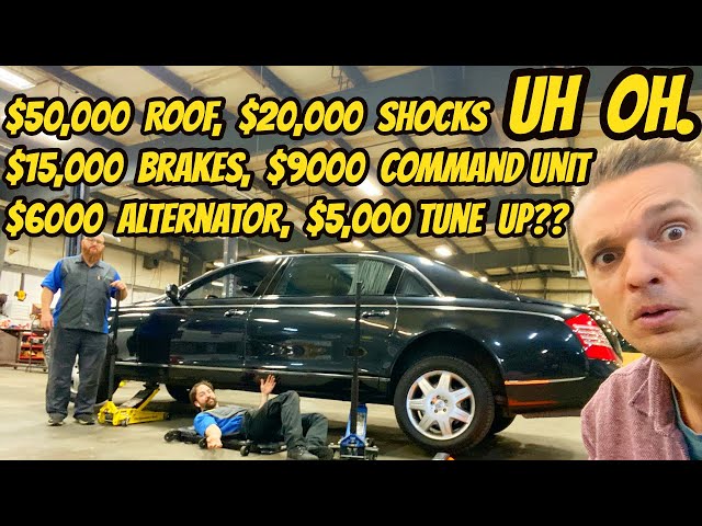 The CRAZY EXPENSIVE repair costs on my CHEAP Maybach 62 have me worried (10x normal Mercedes)