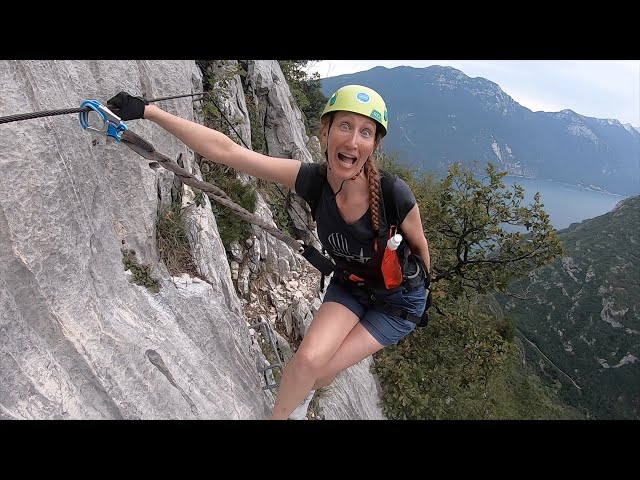 Via Ferrata Cima Capi at Lake Garda, Italy   Mountain Climbing