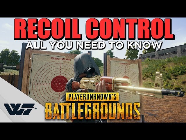 GUIDE: How to CONTROL YOUR RECOIL in PUBG (Mouse Camera)