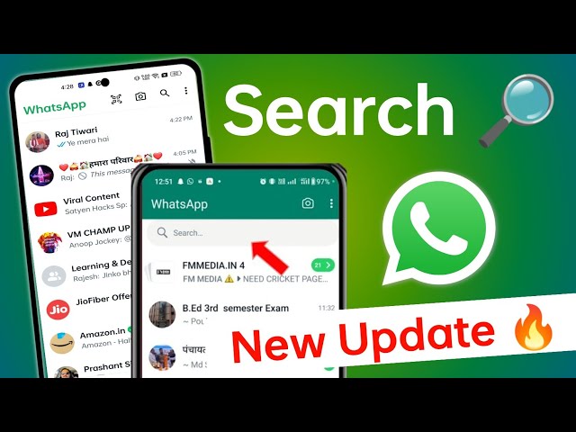Whatsapp Search Option Kaise Hataye | Whatsapp Search Bar Option Kaise Hataye | WhatsApp Search NEW