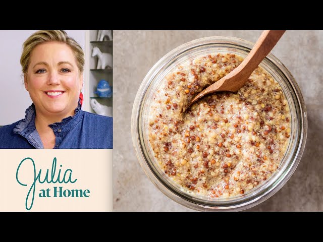 Easy Homemade Whole-Grain Mustard | Julia At Home