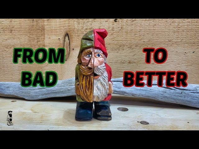 Fixing Common Beginner Woodcarving Mistakes -From Bad To Better