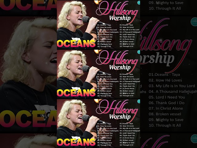 Oceans, I Surrender ~ Playlist Hillsong Praise & Worship Songs ~ Top Christian Worship Songs 2023