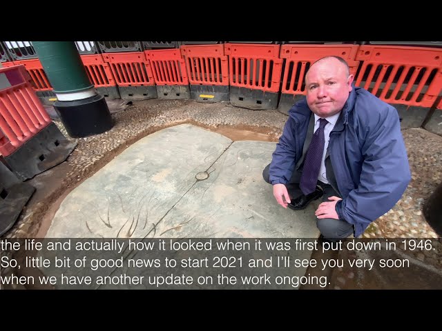 An update on the Levelling Stone in the Precinct