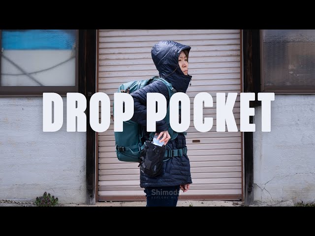 NEW! Shimoda Drop Pocket / Convenience For Accessories, Lenses, Small Cameras, Food and Drinks