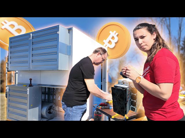 Repairing and Upgrading a Bitcoin Mining Container