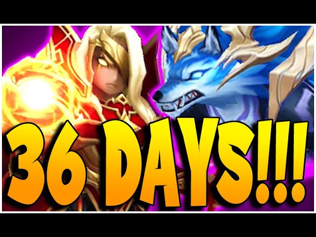 A NEW RECORD!! ENDGAME DUNGEONS DONE IN 36 DAYS! (Summoners War)