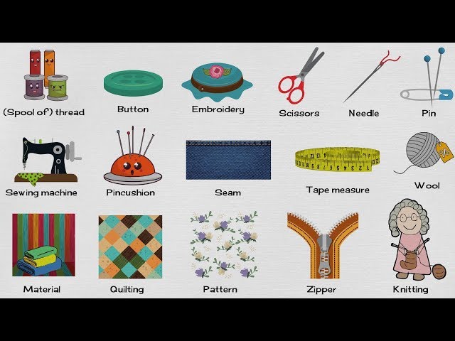 Handicraft Vocabulary Words List | English Vocabulary