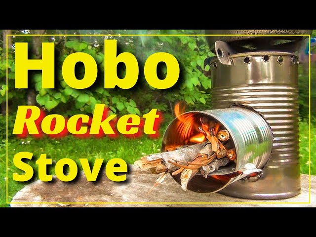 HOBO ROCKET STOVE  [Simple DIY!]