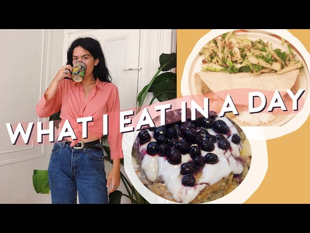 my favorite WHAT I EAT IN A DAY: plant-based, college, mostly healthy