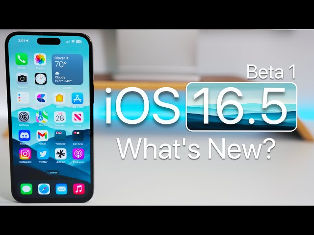 iOS 16.5 Beta 1 is Out! - What's New?