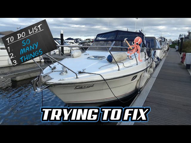 Attempting to DIY FIX Various Faults on a 1990s BOAT