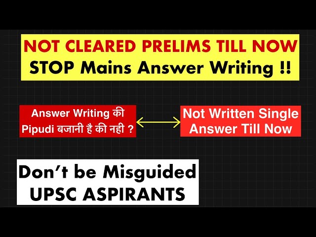 5 Months To UPSC PRELIMS - *Misguided* UPSC Aspirants