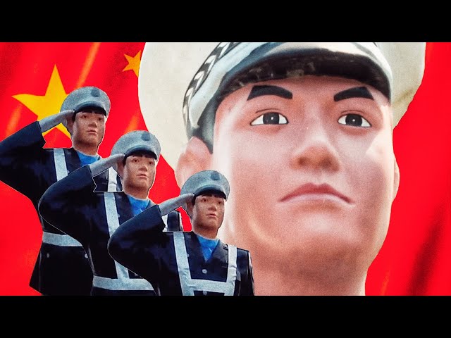 China's Deadly Cardboard Police Force!