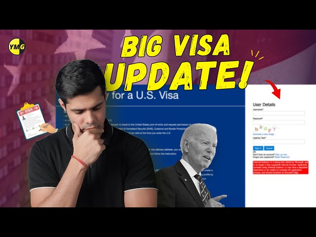 Big Visa Update! US Embassy latest change in appointment process | Slot Opening Upcoming