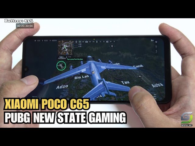 Poco C65 test game PUBG NEW STATE | Helio G85