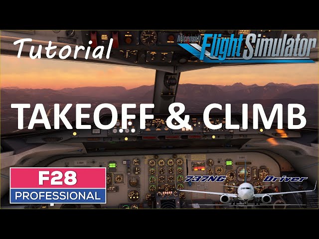 FOKKER 28 TUTORIAL 4: Takeoff & Climb | Real Airline Pilot
