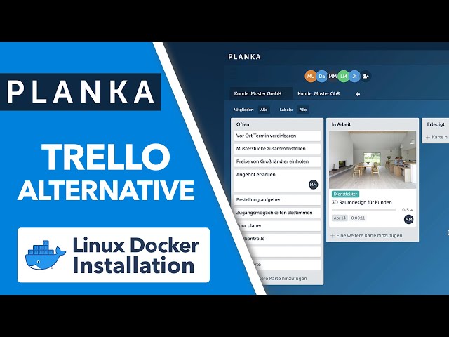 Planka - OpenSource Trello Alternative (Review & Installation)
