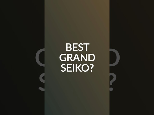 BEST Grand Seiko? SBGA439 (or vintage GS) vs. SBGA413 #grandseiko #chrono24 #sbga439 #sbga413