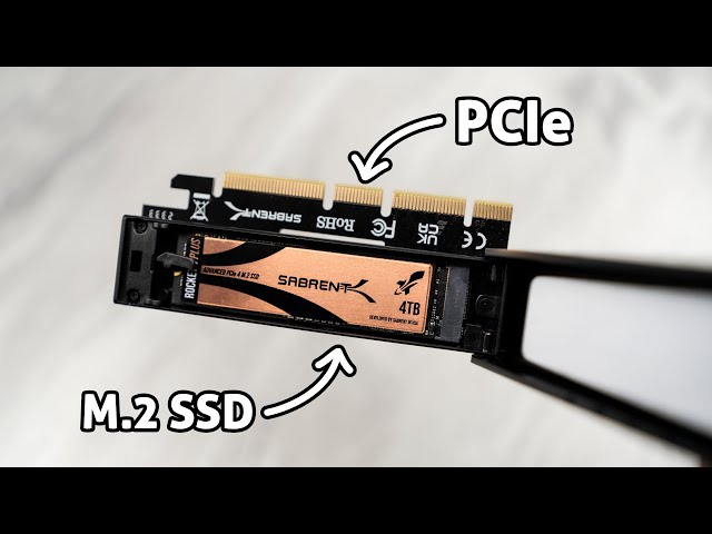 M.2 NVMe SSD to PCIe x16 Tool Free Add In Card AIC | EC-TFPE